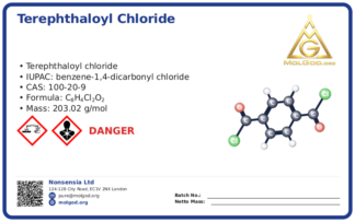 CAS 100-20-9, CAS 100-20-9 — chemical product label