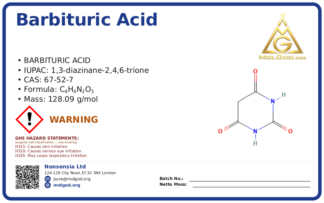 CAS 67-52-7, CAS 67-52-7 — chemical product label