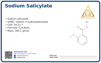 CAS 54-21-7, CAS 54-21-7 — chemical product label