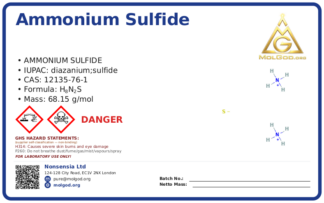 CAS 12135-76-1, CAS 12135-76-1 — chemical product label