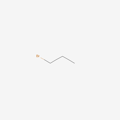 Szkielet 2D 1-bromopropane (CAS 106-94-5), CAS 106-94-5, wzór C3H7Br