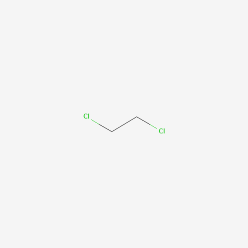 Szkielet 2D 1,2-dichloroethane (CAS 107-06-2), CAS 107-06-2, wzór C2H4Cl2