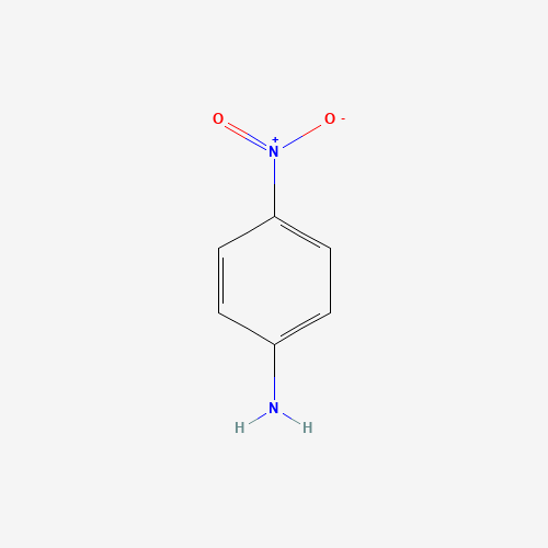 Szkielet 2D O-nitroaniline (CAS 100-01-6), CAS 100-01-6, wzór C6H6N2O2