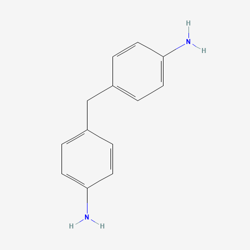 Szkielet 2D 4,4'-diaminodiphenylmethane (CAS 101-77-9), CAS 101-77-9, wzór C13H14N2