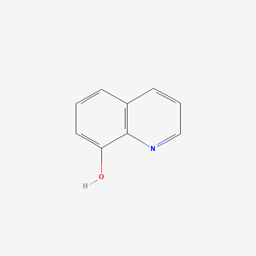 Szkielet 2D Quinolin-8-ol (CAS 148-24-3), CAS 148-24-3, wzór C9H7NO