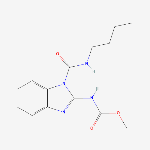 Szkielet 2D Benomyl (CAS 17804-35-2), CAS 17804-35-2, wzór C14H18N4O3