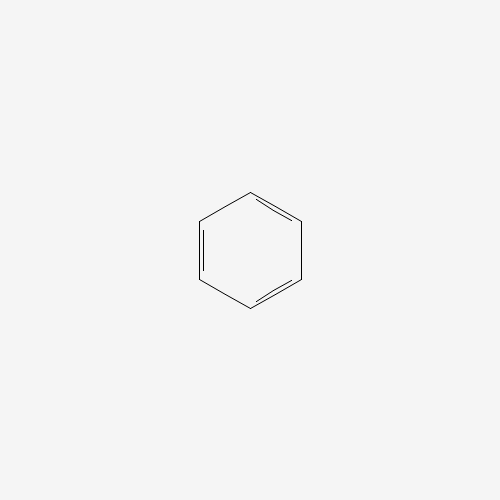 Szkielet 2D Benzene (CAS 71-43-2), CAS 71-43-2, wzór C6H6