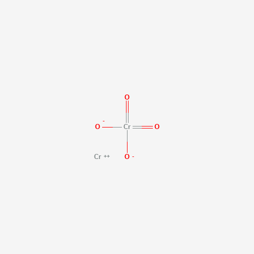 Szkielet 2D Dichromium tris(chromate) (CAS 24613-89-6), CAS 24613-89-6, wzór Cr₅O₁₂
