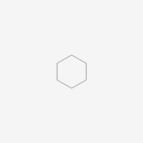 Szkielet 2D Cyclohexane (CAS 110-82-7), CAS 110-82-7, wzór C₆H₁₂