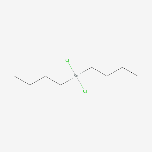 Szkielet 2D Dibutyltin dichloride (CAS 683-18-1), CAS 683-18-1, wzór C₈H₁₈Cl₂Sn