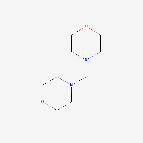 Szkielet 2D N,N′-methylenedimorpholine (CAS 5625-90-1), CAS 5625-90-1, wzór C9H18N2O2