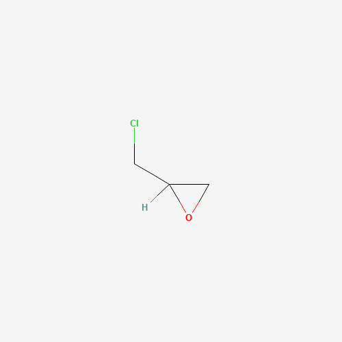 Szkielet 2D 1-chloro-2,3-epoxypropane (CAS 106-89-8), CAS 106-89-8, wzór C3H5ClO