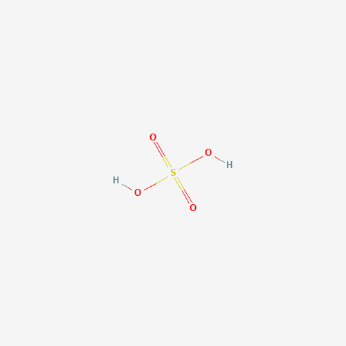 Szkielet 2D Sulphuric acid ... % (CAS 7664-93-9), CAS 7664-93-9, wzór H₂SO₄