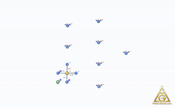 Magnesium Sulfate Heptahydrate (CAS 10034-99-8) – 2D structure, MolGod Viewer