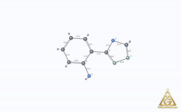 Fenadiazole (CAS 1008-65-7) – 2D structure, MolGod Viewer