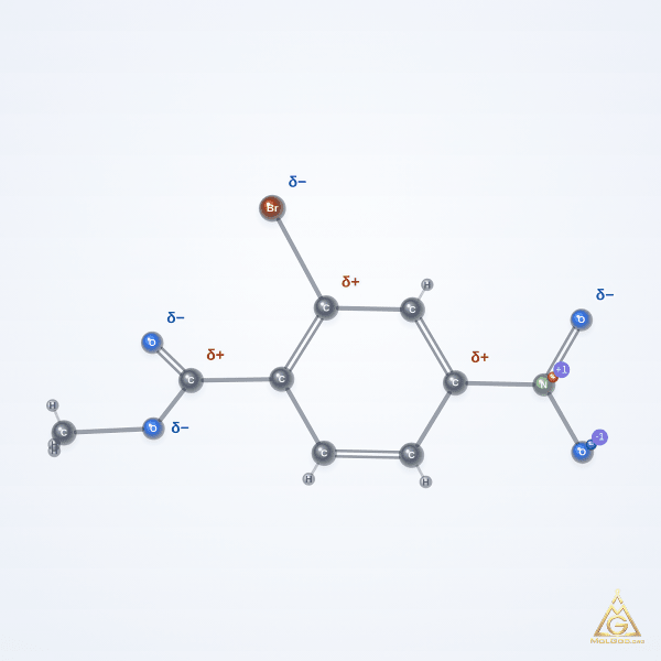 Methyl 2-Bromo-4-nitrobenzoate (CAS 100959-22-6) – 2D structure, MolGod Viewer