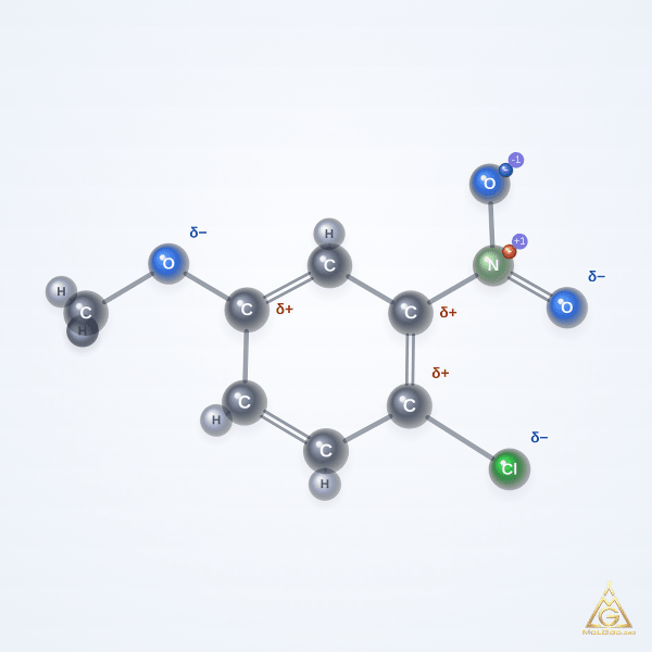 4-Chloro-3-nitroanisole (CAS 10298-80-3) – 2D structure, MolGod Viewer