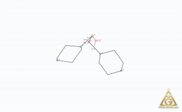 Dtdm (CAS 103-34-4) – skeletal 3D model, MolGod Viewer