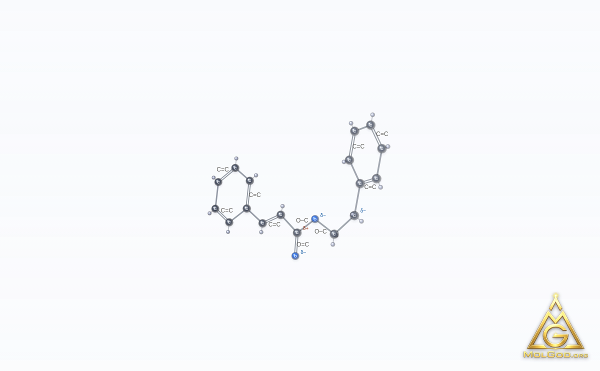Phenethyl Cinnamate (CAS 103-53-7) – 2D structure, MolGod Viewer