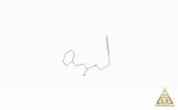 Phenethyl Cinnamate (CAS 103-53-7) – skeletal 3D model, MolGod Viewer