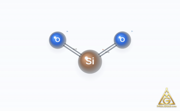 Silica (CAS 112926-00-8) – 2D structure, MolGod Viewer