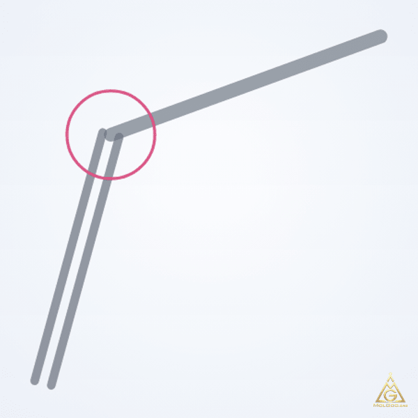 Propylene (CAS 115-07-1) – skeletal 3D model, MolGod Viewer
