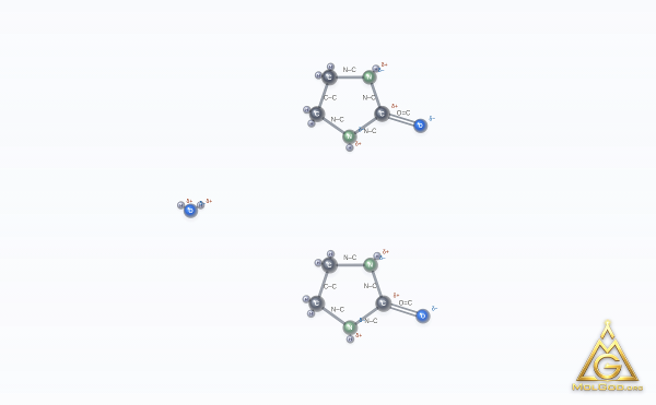 2-Imidazolidinone, hydrate (2:1) (CAS 121325-67-5) – 2D structure, MolGod Viewer