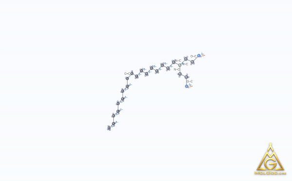 N-Oleyldiethanolamine (CAS 13127-82-7) – 2D structure, MolGod Viewer