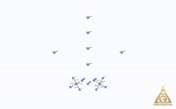 Magnesium perchlorate hexahydrate (CAS 13446-19-0) – 2D structure, MolGod Viewer