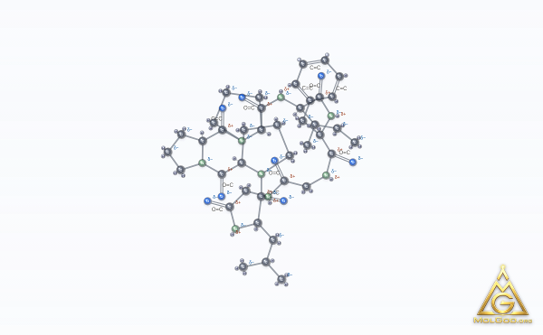 Heterophyllin B (CAS 145459-19-4) – 2D structure, MolGod Viewer