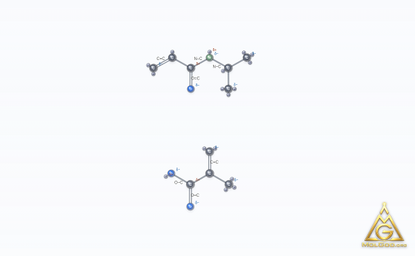 Poly(N-isopropylacrylamide-co-methacrylic acid) (CAS 151954-97-1) – 2D structure, MolGod Viewer
