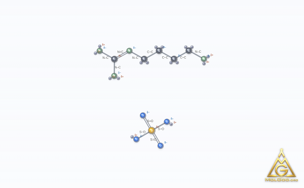 Agmatine Sulfate (CAS 2482-00-0) – structure 2D, MolGod Viewer
