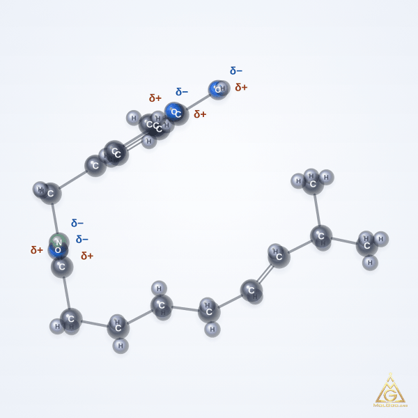 Capsaicin (CAS 404-86-4) – 2D structure, MolGod Viewer