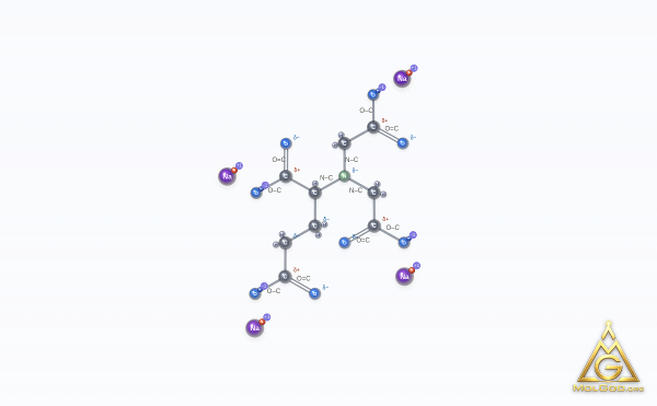 Tetrasodium Glutamate Diacetate (CAS 51981-21-6) – structure 2D, MolGod Viewer