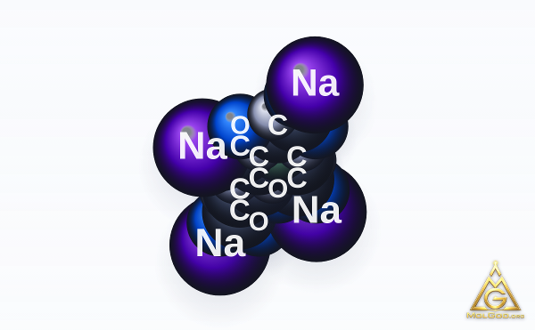 Tetrasodium Glutamate Diacetate (CAS 51981-21-6) – modèle 3D compact (space-filling), MolGod Viewer