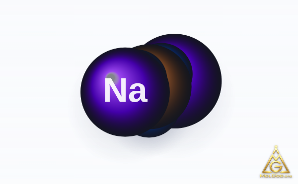 Sodium Silicate (CAS 6834-92-0) – space-filling 3D model, MolGod Viewer