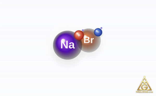 Sodium Bromide (CAS 7647-15-6) – 2D structure, MolGod Viewer