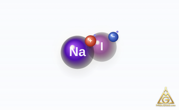 Sodium Iodide (CAS 7681-82-5) – 2D structure, MolGod Viewer