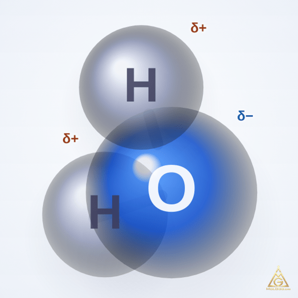 Water (CAS 7732-18-5) – 2D structure, MolGod Viewer